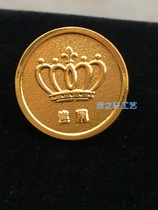 Crown Badge Diamond Brooch Chest Badge Custom Set Full 99