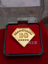 Bright Everbright Life Diamond Club Division Emblem Chest-Pin Badge Custom Set