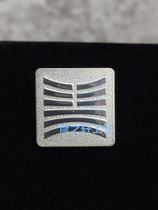 Theiran Finance Group Pure Silver Division Badge Chests Foot Silver 8 gr Brooch Customized to be full 99