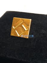 Takang peoples sushi emblem gold square chest badge custom set to be full 99