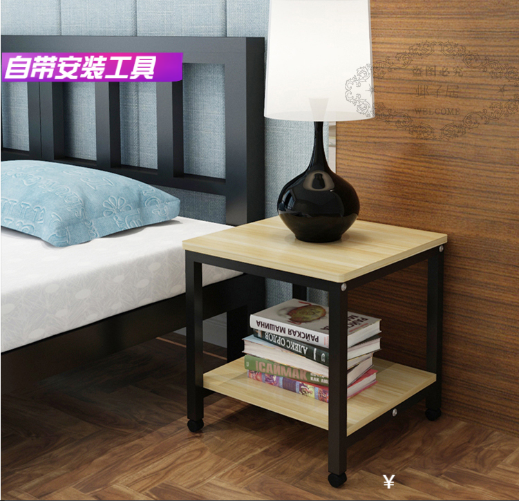 Modern bed cabinet Storage cabinet Storage Simple bedroom locker Small cabinet Bedside cabinet Plant shelf