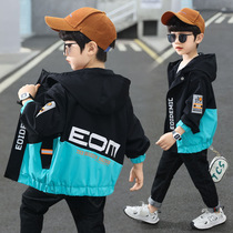 Childrens clothes boy spring clothing jacket 2022 new CUHK child spring autumn foreign air windweaters boys jacket blouses Korean version