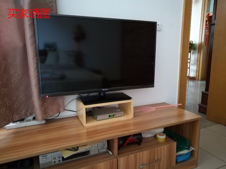 TV gỗ rắn tăng kệ hiển thị khung cơ sở Tủ TV chiều cao hộp set-top rack có thể được tùy chỉnh - Kệ kệ sách gỗ đứng