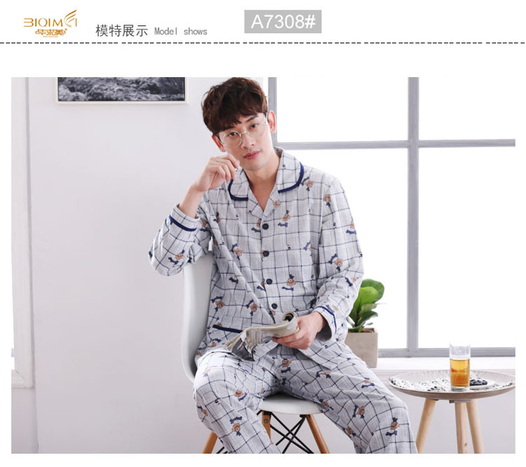 Pyjama mixte en Coton à manches longues - Ref 3005830 Image 19