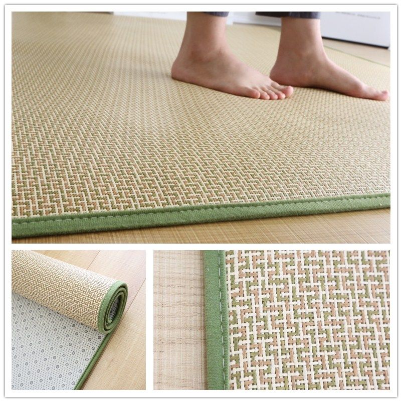 Buy Vine cool mat carpet simple living room bedroom floor bed tatami mat mattress four seasons