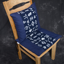 Cotton Hemp Blue Printed Wax Dyeing Thin-style Washing Cushion National Wind Farm House Le Hotel Summer Breathable sweating chair cushion