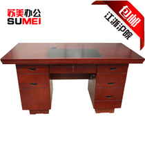 Single person 1 2 m desk 1 4 staff 1 6 m red computer desk desk desk with drawer Desktop boss desk