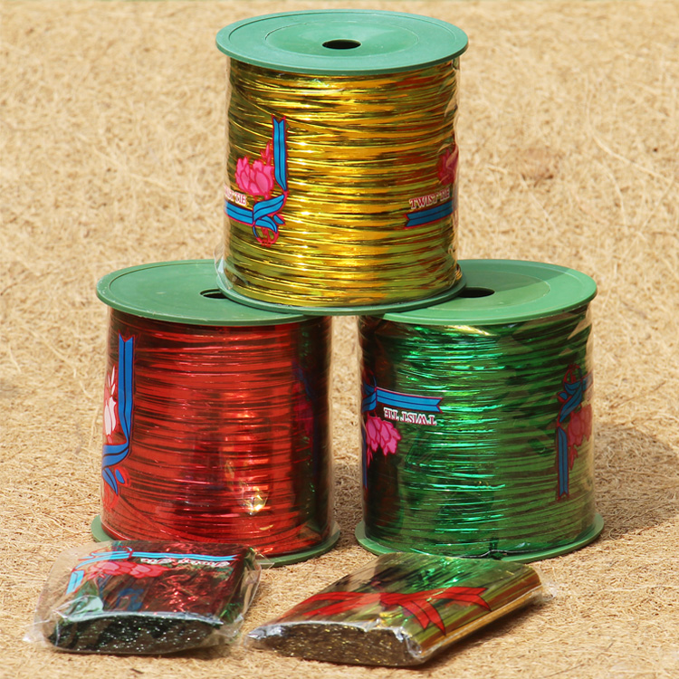 Metal bundled wire wire gift bread bag tied with gold thread butterfly orchid cymbidium money tree shape rope