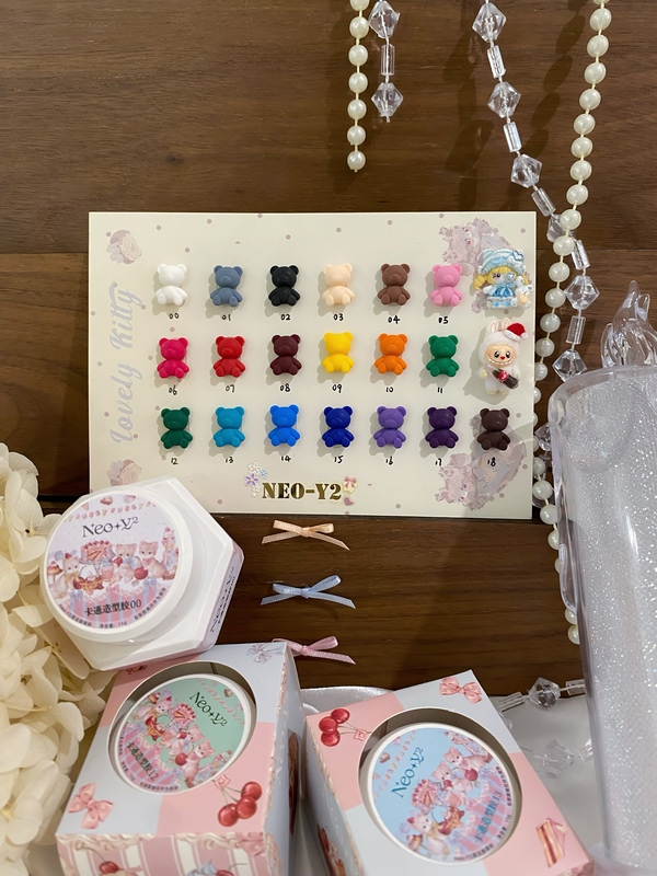 Neo-Y2 Cartoon Modeling Glue 3D Doll Sculpting Glue Mold Glue Three-Dimensional Modeling No-Wash Large Capacity 15g Neo-Y2 Cartoon Modeling Glue 3D Doll Sculpting Glue Mold Glue Three-Dimensional Modeling No-Wash Large Capacity 15g