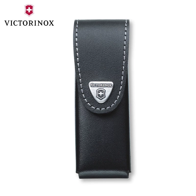 Phụ kiện chính hãng của Victorinox Swiss Army Knife 111MM Saber Case Black Leather Leather 4.0523.3 bộ dao nhà bếp của Nhật