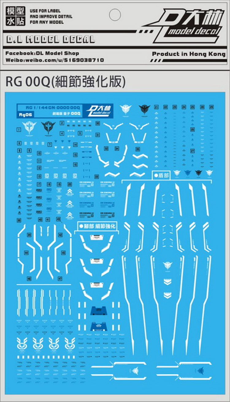 DL] Large forest RG 1:144 00Q Quantum-type theater version OOQ (details reinforced version) dedicated water patch