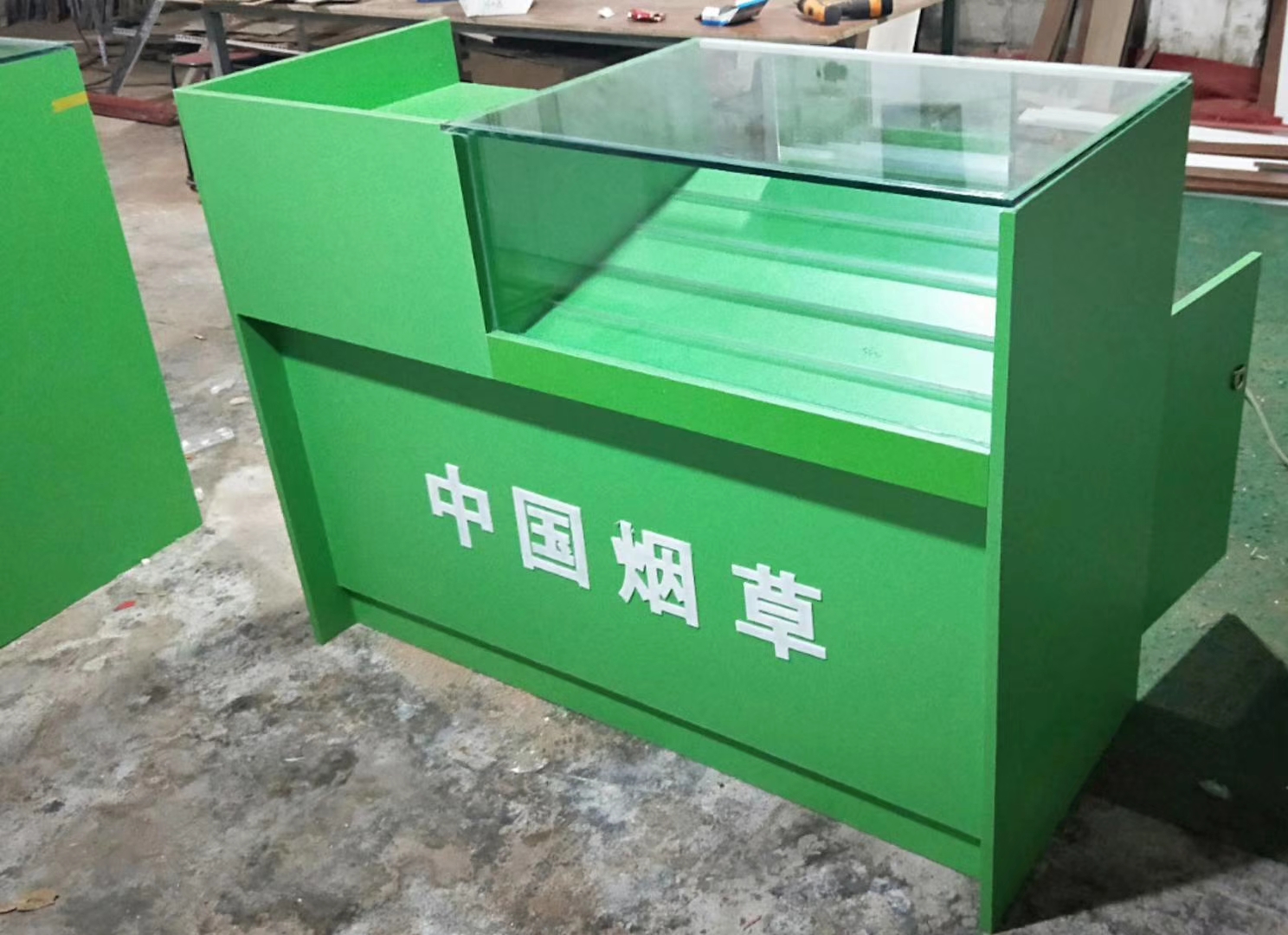 Tủ hút khói quầy thu ngân trưng bày tủ tiện lợi tủ gỗ tủ kính i nhỏ bộ phận siêu thị kệ