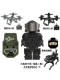 Suitable for Lego Delta Operation Golden Rose Veyron Dragon Special Forces Minifigure Assembly Educational Building Block Toys