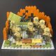 Military Building Block Base World War Ii Ruins Ground War Scene Battle Fortress Battle Battle Wall Assembled Building Boy Toy