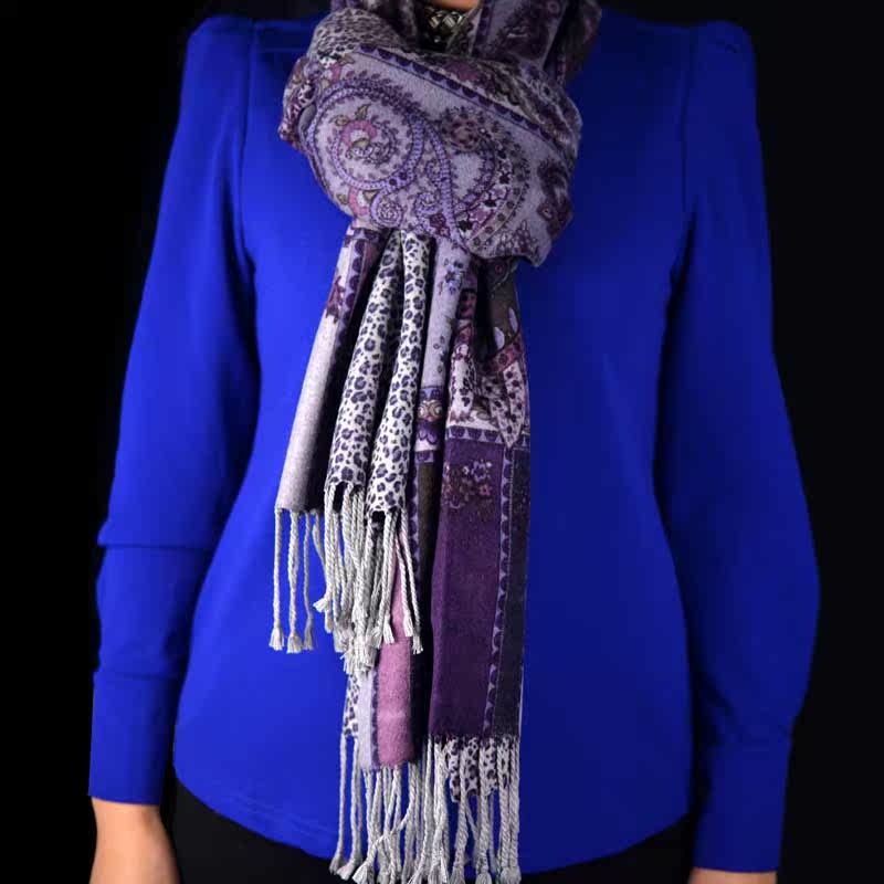 The original Dandong Silk Research Institute made 100% tussah silk boutique shawls, three styles and colors, new fashion trends