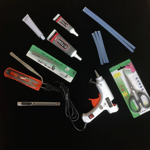 Набор инструментов ручной работы, клей-пистолет, клей-карандаш, клей, ножницы, «сделай сам»