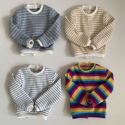 taobao agent Melon seeds and ball -made BJD four -point long -sleeved sweater knitting round neck shirt