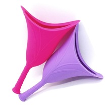 Amazon Hot Pins Silicone Women Stand-up Urinals Outdoor Foldable Portable Urinals Girls Urinals