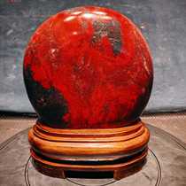 Guilin Chicken Blood Jade Opening Material Natural Raw Stone Ornament Pattern Entrance Town House Living Room Home Desktop Festive Collection