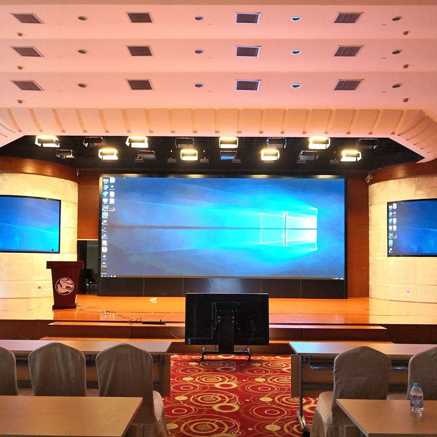 Mobile TV stand conference room podium return display floor low cart vertical 90-degree flip angle tilt