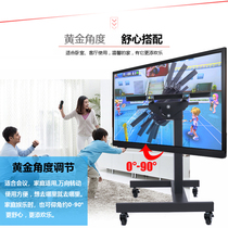 32-75 inch universal LCD mobile TV bracket low stage floor hanger conference podium cart