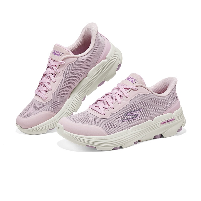 Skechers 2025 Summer Women's Running Shoes, Dry and Breathable, Rubber and Plastic Soles, Comfortable to Wear 129346