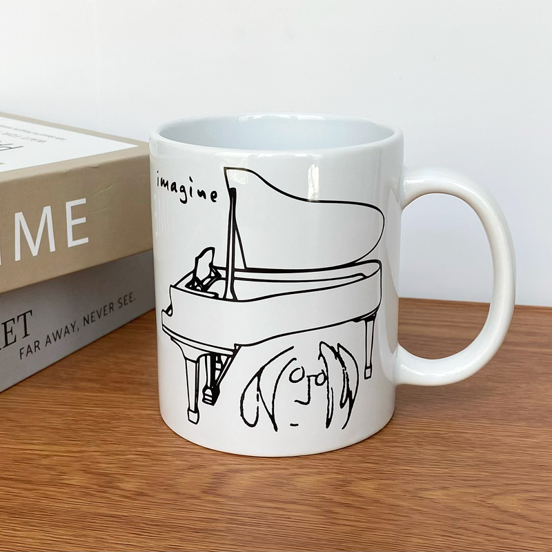 John Lennon Imagine Beatles Rock Band Merchandise Classic Mug Ceramic Water Cup John Lennon Imagine Beatles Rock Band Merchandise Classic Mug Ceramic Water Cup