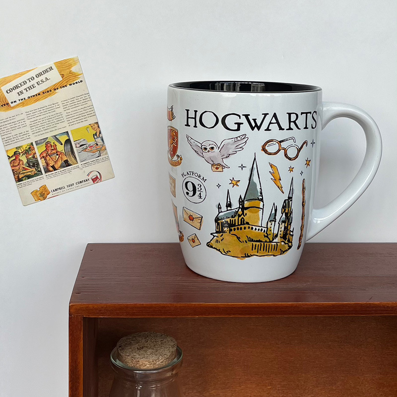 Harry Potter Hogwarts School of Witchcraft and Wizardry Mug Ceramic Water Cup Harrypotter 700ml