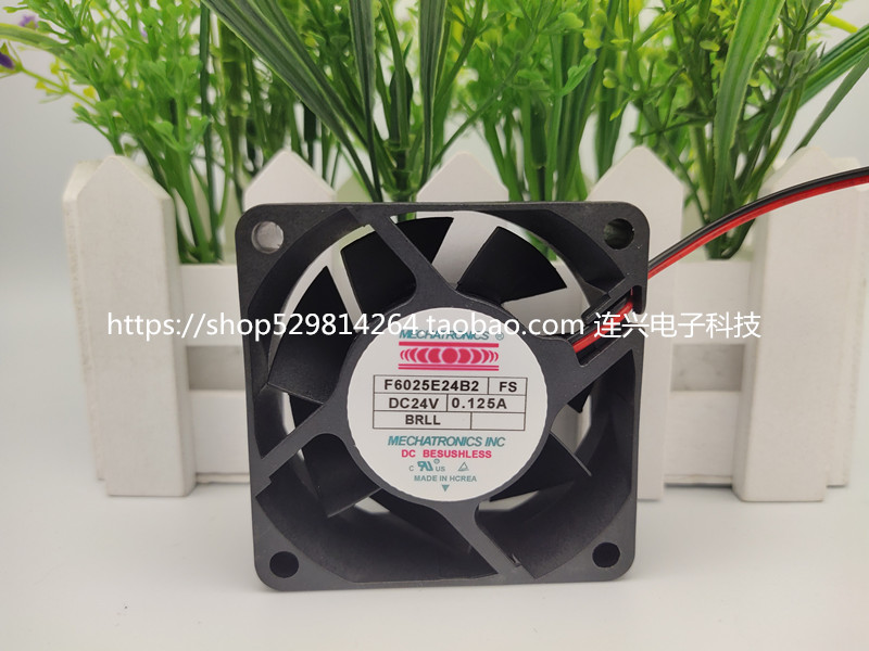 New NONOI South Korea F6025E24B 6CM 6025 24V 0.125A Inverter Cooling Fan