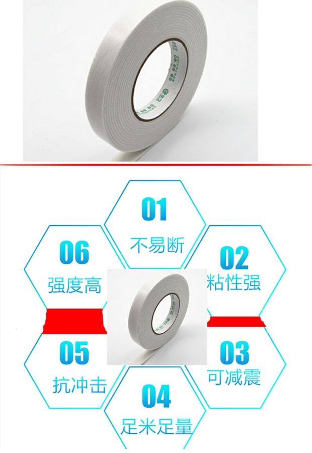 Độ bám dính hai mặt cố định miếng bọt biển dày hai mặt băng quảng cáo KT tấm tường bọt băng dính tường