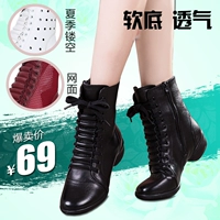 Зимняя обувь, танцующие ботинки, туфли, из натуральной кожи, мягкая подошва