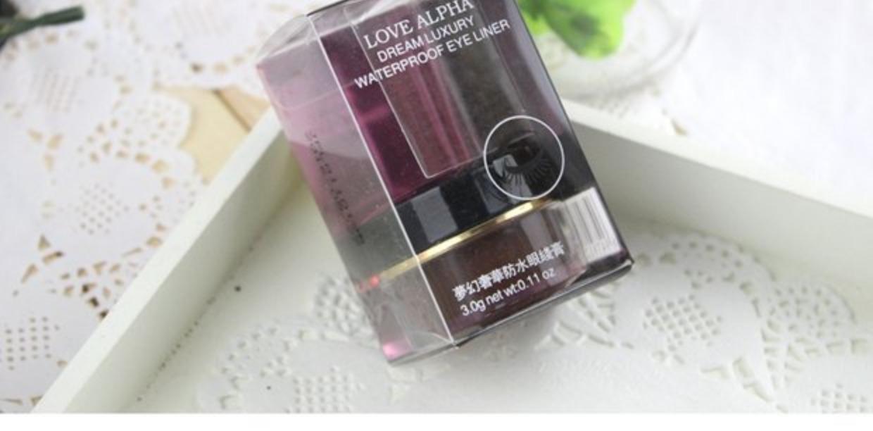Love Alpha Alpha Dream Luxury Bút kẻ mắt không thấm nước Bàn chải pha chế Bút kẻ mắt Trang điểm - Bút kẻ mắt kẻ mắt gel tonymoly