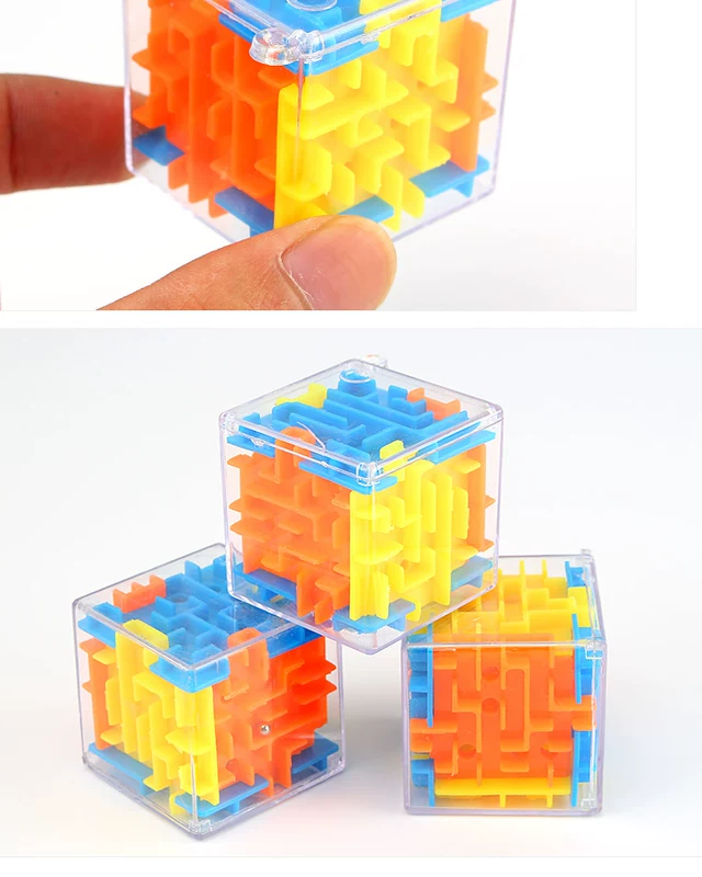 Khối lập phương 3d Rubik Khối lập phương Khối lập phương Mê cung Bóng Đồ chơi Trọng lực Shao Quan Con lăn Hạt Câu đố Phát triển trí tuệ