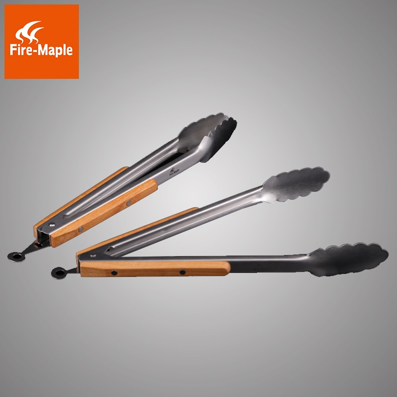 Fire Maple Outdoor Stainless Steel Barbecue Nip Grilled Meat Food Clip Tea Clip Kitchen Frying Steak Camping Portable Clip-Taobao