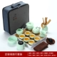 DA SI FANG TEA DELITE с зеленым западным набором Dingyao Set Set Set Set White Double Water Store и Drainage