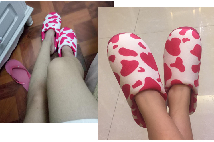 Dép đi trong nhà cho nam và nữ mùa đông Cặp vợ chồng nửa gói với đồ đạc trong nhà ấm giày dép vascara