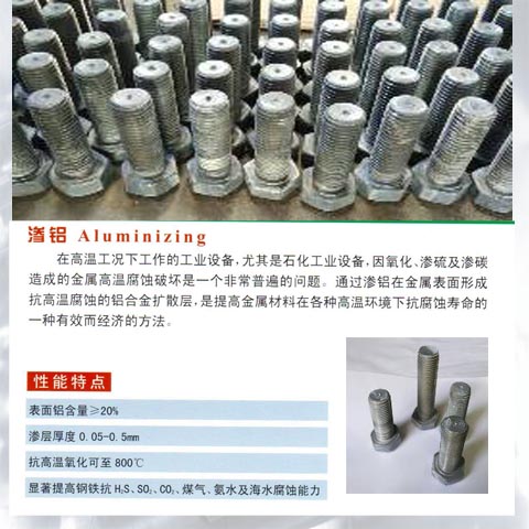 Aluminizing aluminizing heat treatment percolation aluminium resistant to high temperature oxidation aluminium corrosion resistant aluminium-Taobao