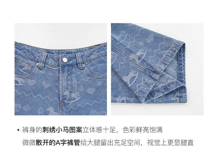 Tuuuh джинсовые шорты-капри женские весна-лето ретро широкие стройнящие повседневные брюки 2026 новинка