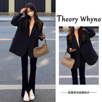 THEORY WHYNO light luxury high-end temperament capable suit suit for women autumn Korean style loose casual small suit