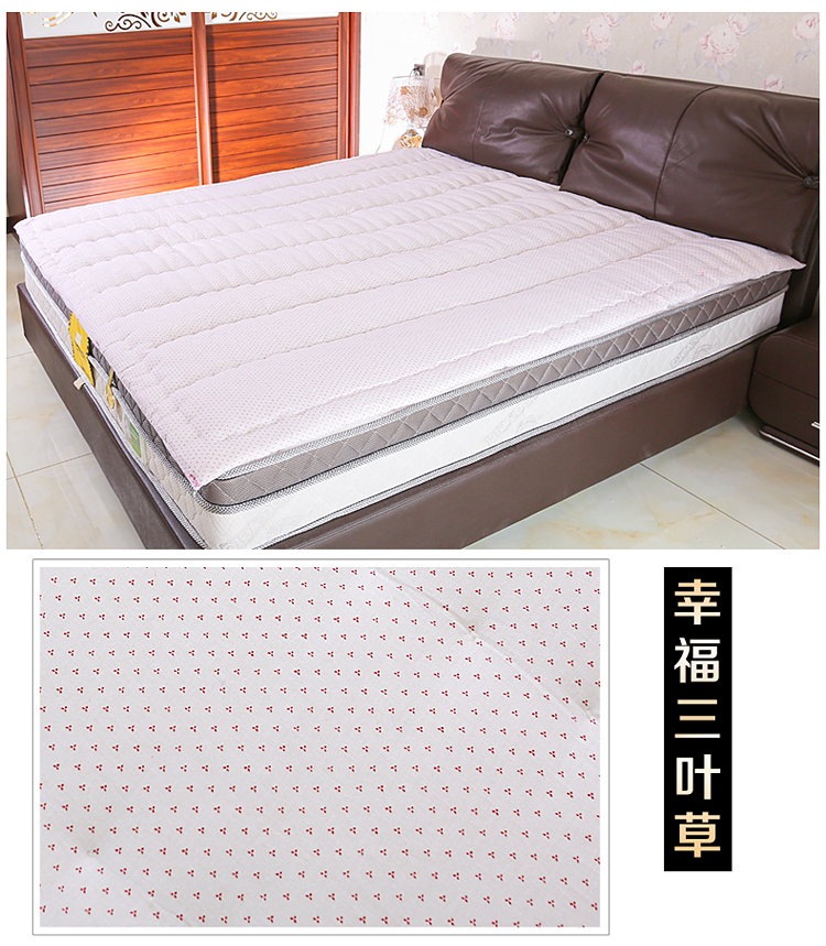 Custom-made tinh khiết bông nệm con Single Double 1.5m1.8 1,2 mét dày bông nệm pad sinh viên ký túc xá là - Nệm nệm cao su tổng hợp