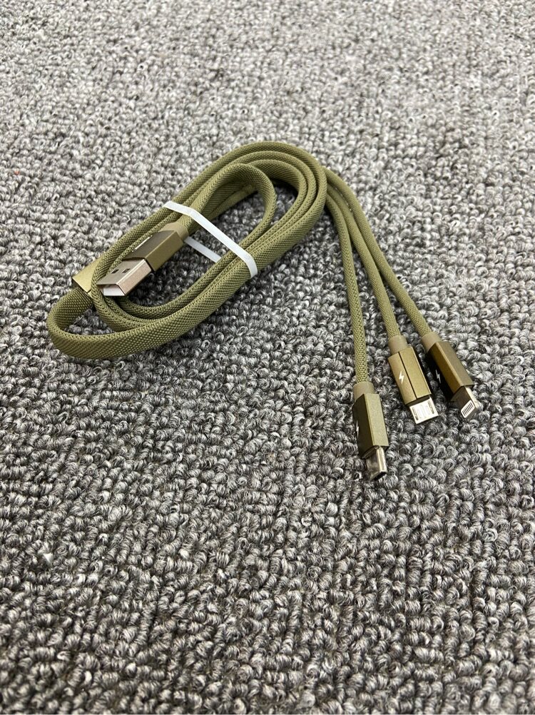 Recommended outlet Outer single Remax 10% Three charging lines suitable for iphone67x11 Android type-C line