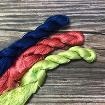 Su embroidery diy embroidery thread entangled flower velvet flower entry-level silk thread Big Branch