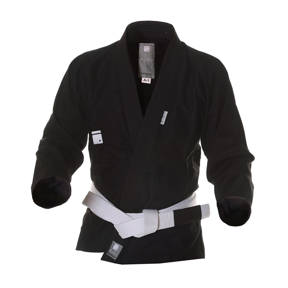 Jood Beginners Gi Black men and women with the same light and thin black Brazilian soft suit-Taobao