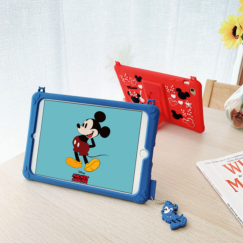 Minnie Micke Mouse Hot Silica Gel Soft Bracket TabletCase For