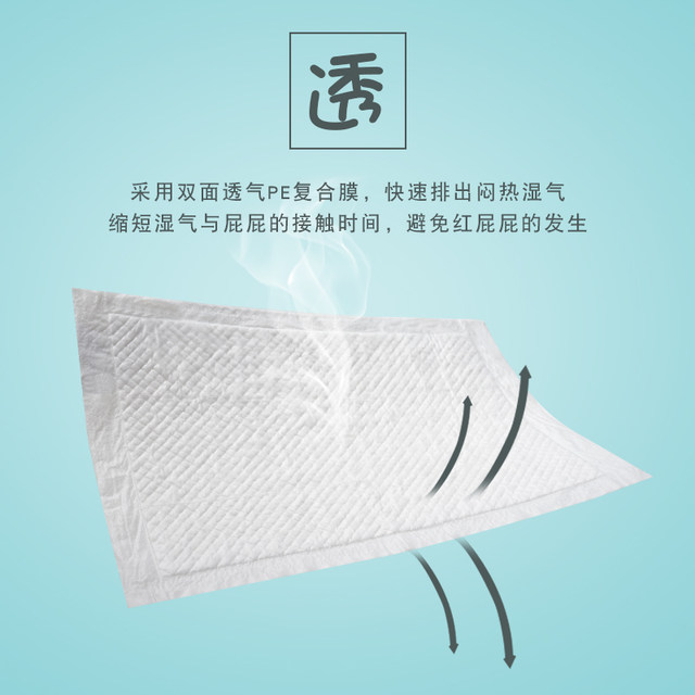 Jiashang baby diaper pad disposable nursing pad waterproof and breathable summer baby diaper newborn mattress ຂະ​ຫນາດ​ໃຫຍ່