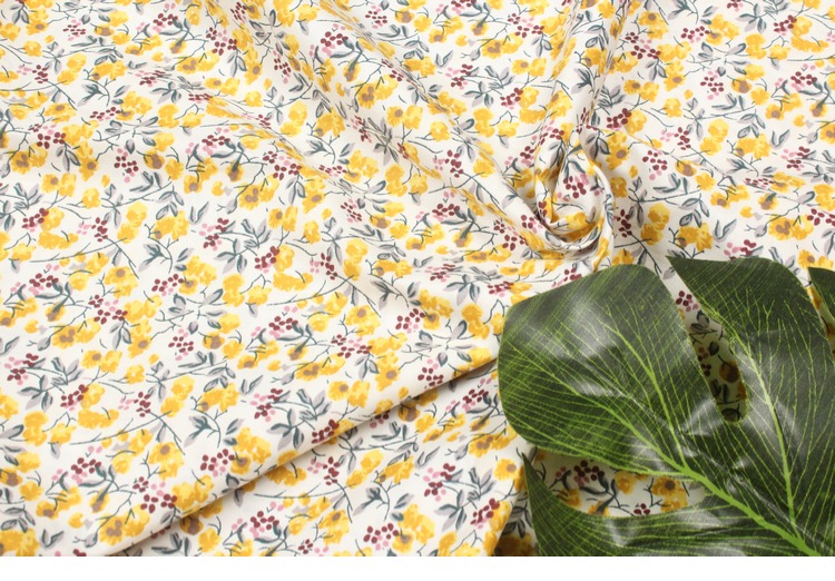 Cotton mật độ cao in chất lượng cao Vải cotton poplin hạt mịn Mùa xuân hè và mùa thu vải tự làm - Vải vải tự làm vải thun borip