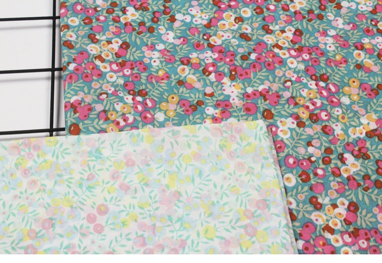 Mùa hè phần mỏng Mục vụ hoa nhỏ đồng bằng vải cotton Cotton vải mềm vải tự làm - Vải vải tự làm các loại vải thun