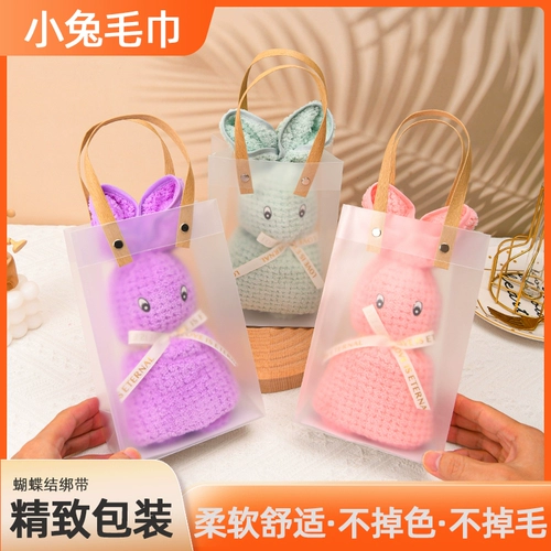 Кролик, рождественское полотенце, подарок на день рождения, делается под заказ, с печатью вашего логотипа