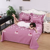 100% cotton tấm đơn ký túc xá sinh viên 1,5 mét giường đơn cotton giường đơn 1,8 m 2m danh sách - Khăn trải giường trải giường