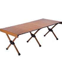 Outdoor folding table stall portable egg roll table camping barbecue picnic table aluminum alloy table manufacturer